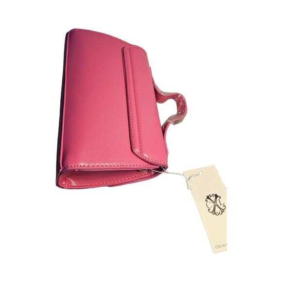 CXL by Christian Lacroix Crossbody Bag Small Pink Laine Matte Patent MSRP $88 - Picture 3 of 13